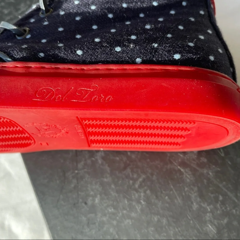 Del Toro, New, Polka Dot Sunbrella Alto Chukka
